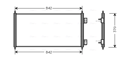 Airco condensor Ava Cooling FD5303