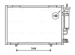 Airco condensor Ava Cooling FD5490D