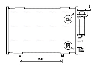 Airco condensor Ava Cooling FD5583D