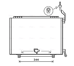 Airco condensor Ava Cooling FD5610