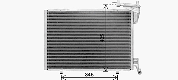 Airco condensor Ava Cooling FD5673