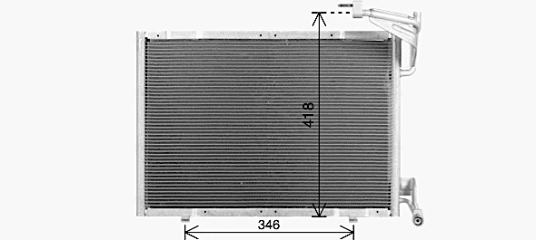 Airco condensor Ava Cooling FD5695