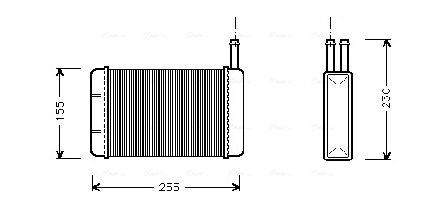 Kachelradiateur Ava Cooling FD6134