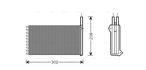 Kachelradiateur Ava Cooling FD6154