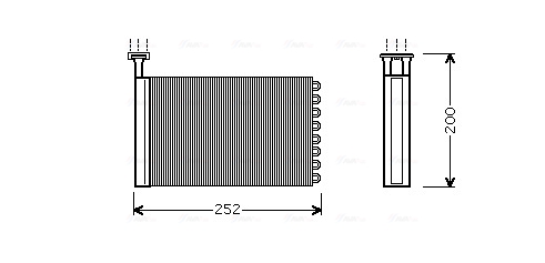 Kachelradiateur Ava Cooling FD6164