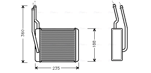 Kachelradiateur Ava Cooling FD6272