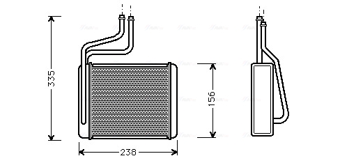 Kachelradiateur Ava Cooling FD6286