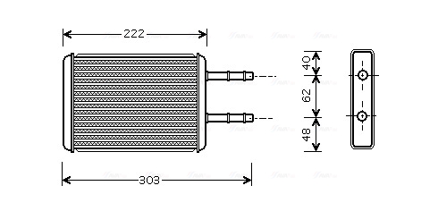 Kachelradiateur Ava Cooling FD6353