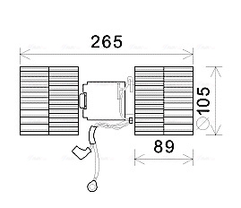 Kachelventilator Ava Cooling FD8569