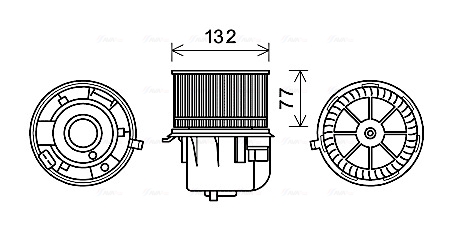 Kachelventilator Ava Cooling FD8572