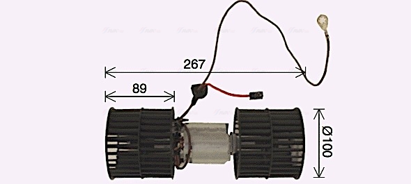 Kachelventilator Ava Cooling FD8652