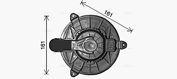 Kachelventilator Ava Cooling FD8668