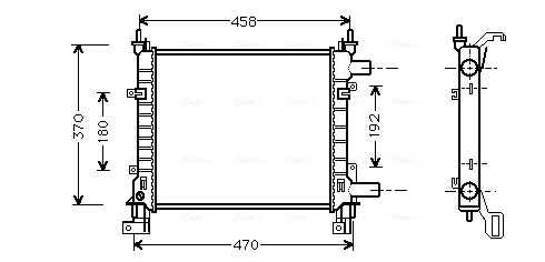 Radiateur Ava Cooling FDA2260