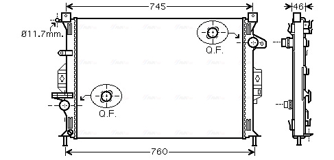 Radiateur Ava Cooling FDA2421