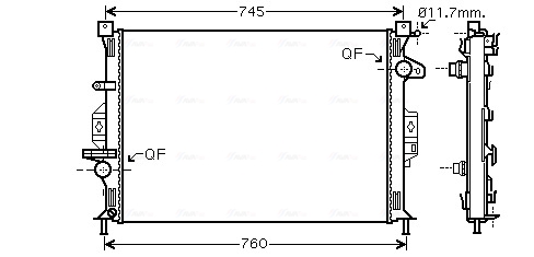 Radiateur Ava Cooling FDA2422