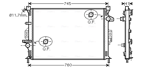 Radiateur Ava Cooling FDA2424