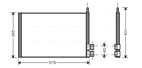 Airco condensor Ava Cooling FDA5328