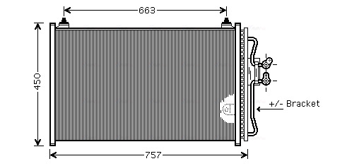 Airco condensor Ava Cooling FDA5347