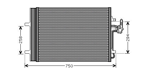 Airco condensor Ava Cooling FDA5427D