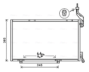 Airco condensor Ava Cooling FDA5590