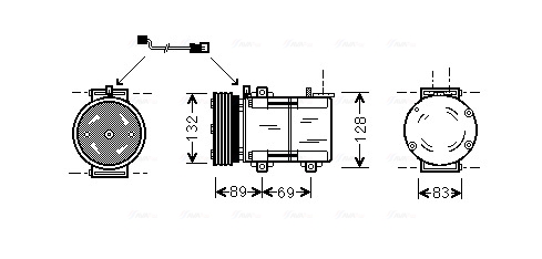 Airco compressor Ava Cooling FDAK290