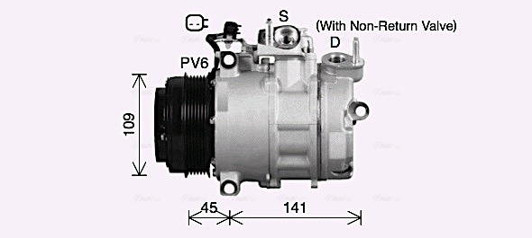 Airco compressor Ava Cooling FDAK692