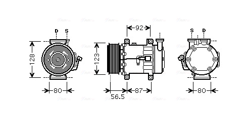 Airco compressor Ava Cooling FDK432