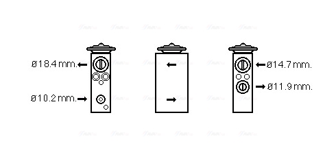 Airco expansieklep Ava Cooling FT1378