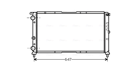 Radiateur Ava Cooling FT2142