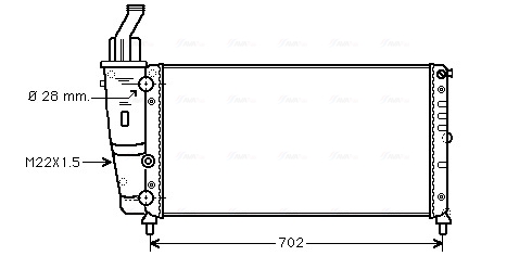 Radiateur Ava Cooling FT2200