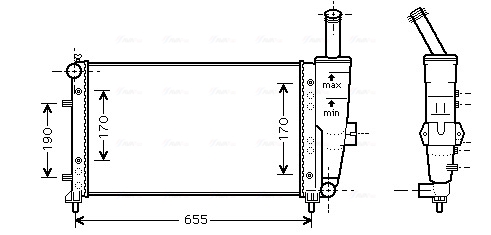 Radiateur Ava Cooling FTA2281