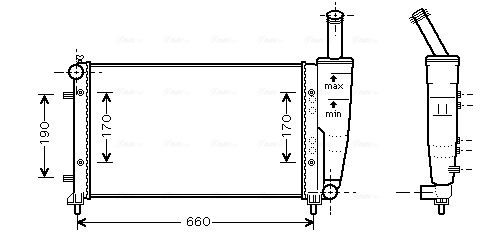 Radiateur Ava Cooling FTA2290