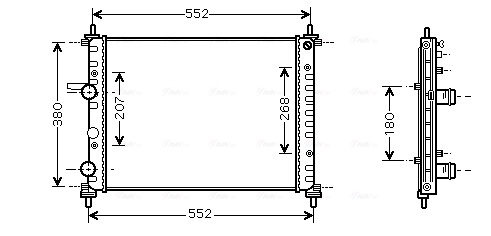 Radiateur Ava Cooling FT2317