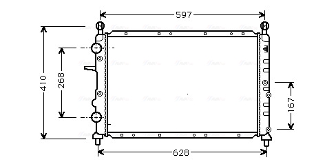 Radiateur Ava Cooling FT2322