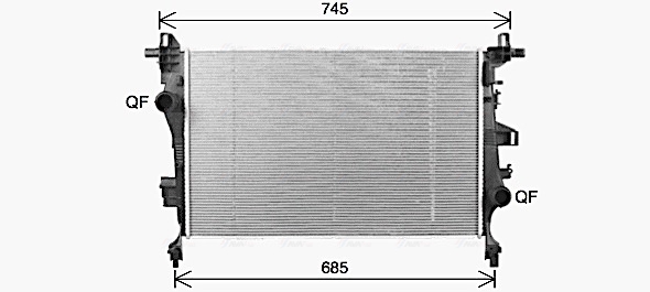 Radiateur Ava Cooling FT2468