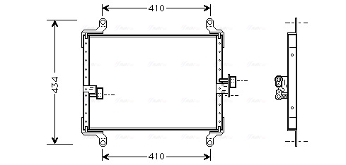 Airco condensor Ava Cooling FT5206