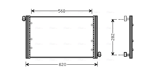 Airco condensor Ava Cooling FT5272