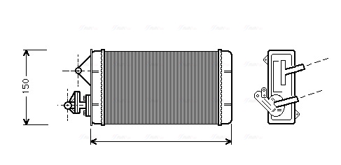 Kachelradiateur Ava Cooling FT6087