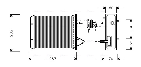 Kachelradiateur Ava Cooling FT6089