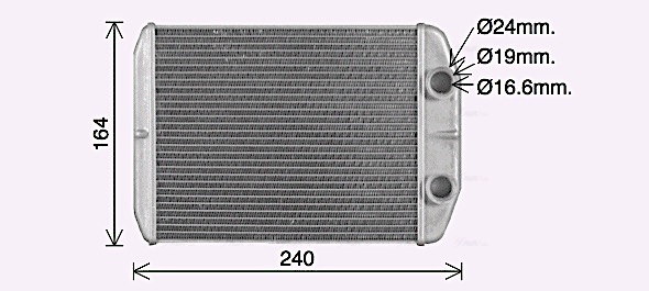 Kachelradiateur Ava Cooling FT6476