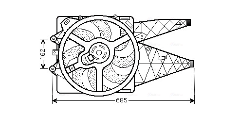 Ventilatorwiel-motorkoeling Ava Cooling FT7531