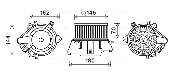 Kachelventilator Ava Cooling FT8438