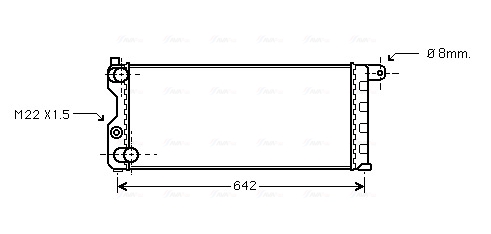 Radiateur Ava Cooling FTA2074