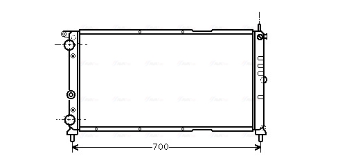 Radiateur Ava Cooling FTA2143