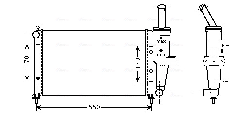 Radiateur Ava Cooling FTA2208