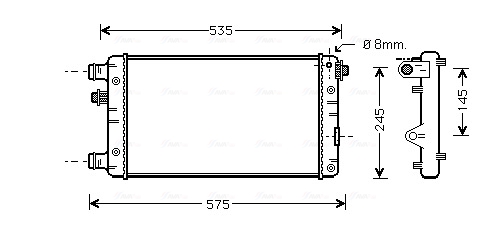 Radiateur Ava Cooling FTA2239