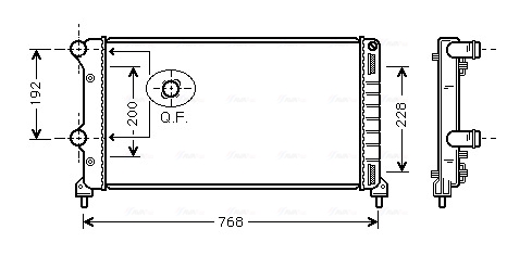 Radiateur Ava Cooling FTA2250