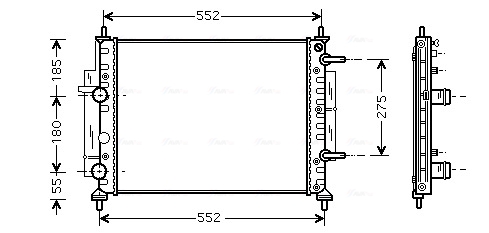 Radiateur Ava Cooling FTA2260