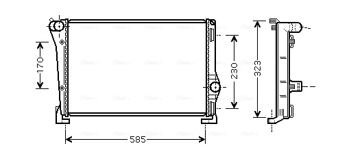 Radiateur Ava Cooling FTA2279