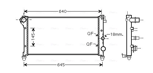 Radiateur Ava Cooling FTA2295